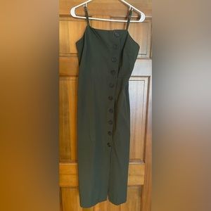 Who What Wear Dress Olive Green Size M